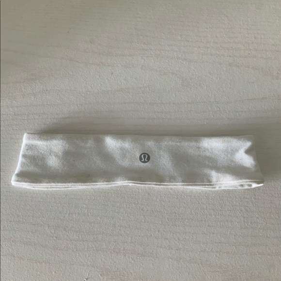 White Lululemon Headband - Picture 1 of 3